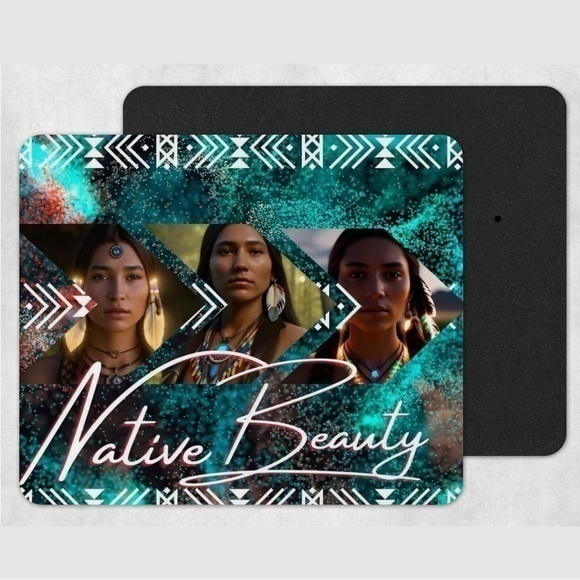 Native American Native Beauty Mouse Pad - Picture 1 of 1